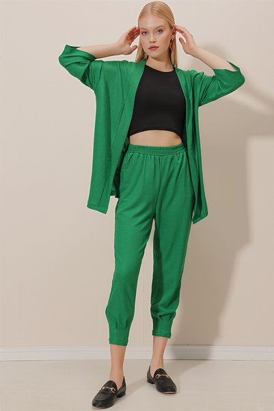 Bürümcük Cardigan Trousers Set