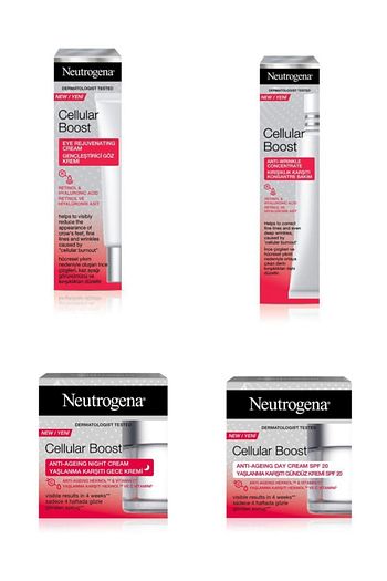 Neutrogena Cellular Boost Yaslanma Karsti Gunduz Gece Kremi Genclestirici Goz Kremi Kirisiklik Karsiti Fiyati Yorumlari Trendyol