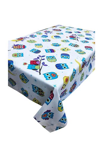 Saythink Baykus Desenli Duck Dertsiz Masa Ortusu 140cm X 260 Cm Trendyol