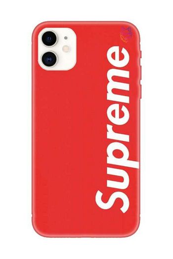 Wolf Dizayn Iphone 11 Kirmizi Silikon Kilif Supreme 5 Trendyol