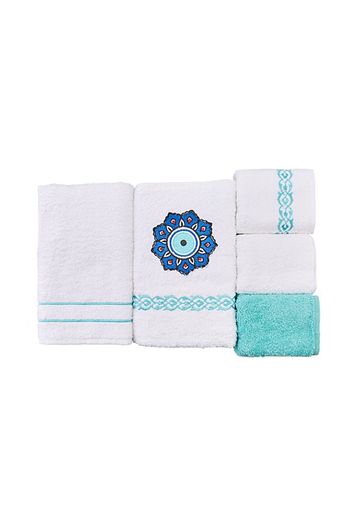 Karaca Home Destiny Turkuaz 5 Parca Havlu Seti Trendyol
