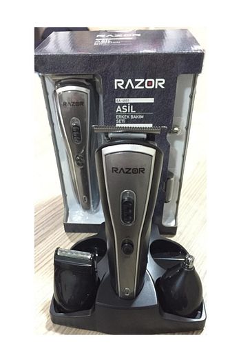 Razor Asil Erkek Bakim Seti Tras Sac Sakal Kesme Makinasi Tiras Makinesi Goldmaster Guvencesiyle Trendyol