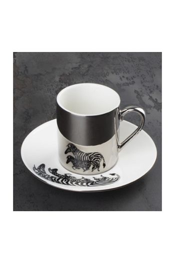 Acar Yansimali Zebra 6 Li Kahve Fincan Takimi Trendyol