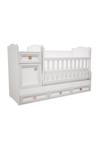 babyhope 830 45 buyuyen besik sallanir mobilya bebek besigi besik kismi olcusu 70 130 70 180 mat beyaz fiyati yorumlari trendyol
