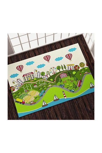 Ayze Home Cocuk Vektorel Baskili Hali Trendyol
