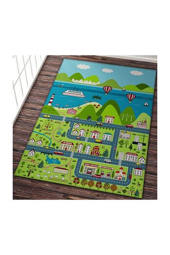 Ayze Home Bebek Odasi Cocuk Vektorel Baskili Hali Trendyol