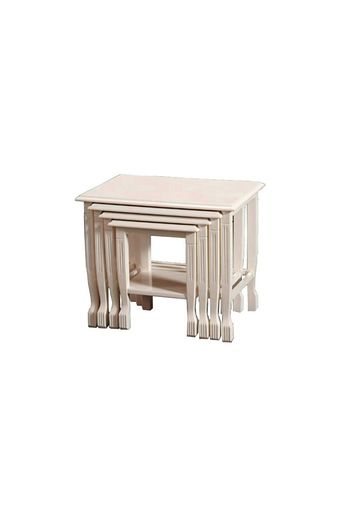 Arm Mdf Zigon Sehpa 4 Lu Zigon Sehpa Cay Sehpasi Gurgen Ayakli Lake Boyali Zigon Sehpa Krem Trendyol