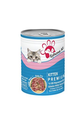 Ephesus As 415 Gr X 6 Adet Kitten Premium Kuzu Etli Kedi Konservesi Yas Mama Trendyol