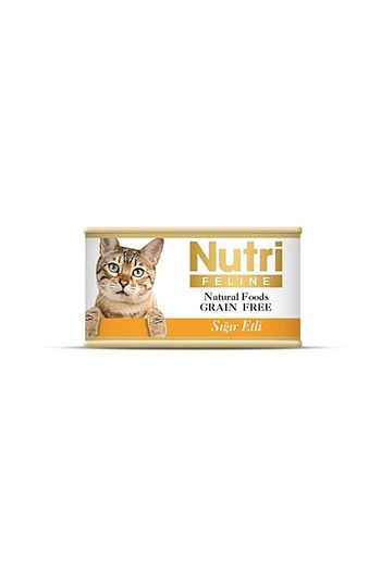 Nutri Feline Tahilsiz Sigir Etli Yas Kedi Mamasi 85 Gr X 12 Adet Trendyol