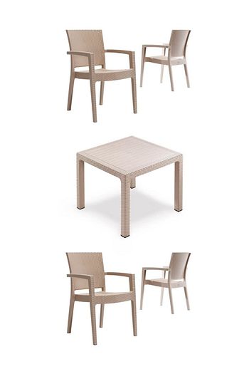 novussi paris rattan 4 sandalyeli bahce balkon kare masa takimi fiyati yorumlari trendyol