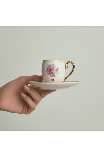 Karaca Floral 2 Kisilik Kahve Fincan Takimi Trendyol