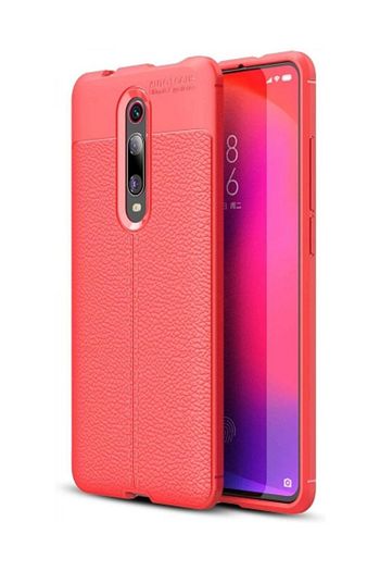 Kilifplus Xiaomi Mi 9t Pro Kilif Deri Gorunumlu Silikon Kapak Kirmizi Trendyol
