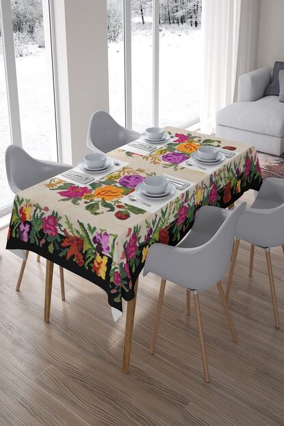 Homefesto Dekoratif Ozel Tasarim Mikro Petek Kumas Leke Tutmaz Masa Ortusu 140 X 260 Cm Trendyol