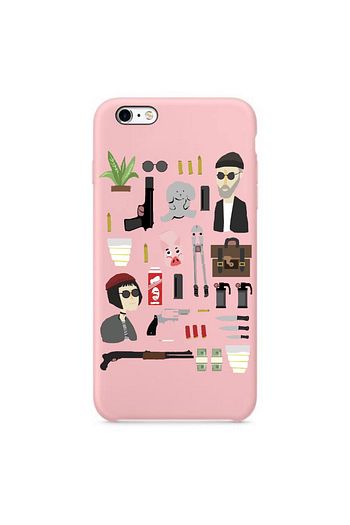 apple iphone 7 plus mathilda ve leon desenli silikon kilif