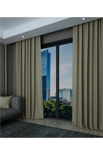 Elegant Home Tekstil Koyu Tas Blackout Perde Saten Karartma Guneslik 1 Sinif Trendyol