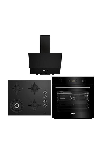 Altus Deep Black Ankastre Set 7 Programli Firin Woklu Cam Ocak Trendyol