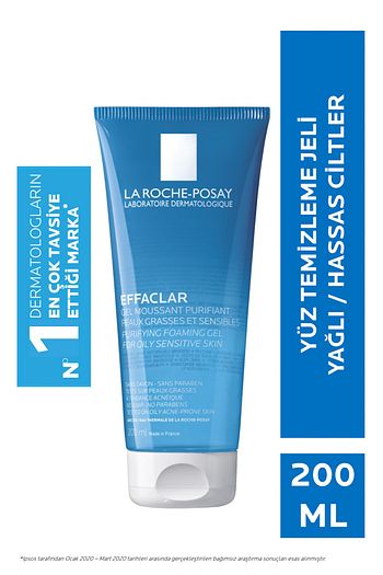 La Roche Posay Effaclar Jel 200 Ml Yagli Akneye Egilim Gosteren Ciltlere Temizleme Jeli Trendyol