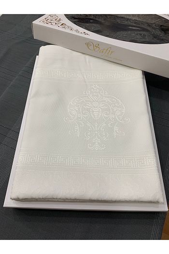 Safir Home Collection Safir Pano Masa Ortusu Krem 160x220 Trendyol