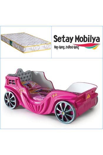 Setay Prenses Arabali Karyola Prenses Fayton Araba Yatak Comfort Ortopedik Yatak Trendyol