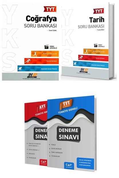 Hiz Ve Renk Yayinlari Tyt Cografya Tyt Tarih Soru Bankasi Seti Trendyol