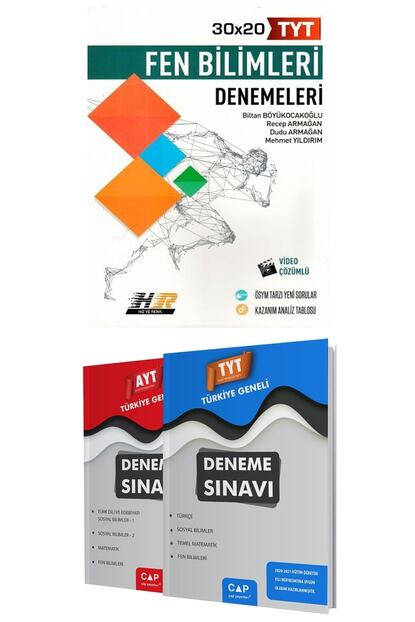 Hiz Ve Renk Yayinlari Hiz Ve Renk Tyt Fen Bilimleri 30x20 Hiz Zamanli Denemeleri 2021 Trendyol