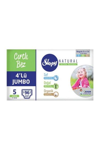 sleepy bebek bezi 5 beden 4 lu jumbo 96 adet fiyati yorumlari trendyol