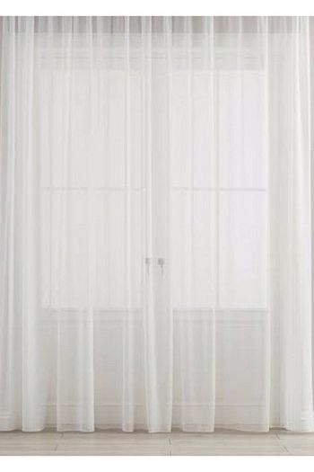Suada Home Ince Keten Eni 570x270 Cm Boyunda Orta Pile Ekru Kirik Beyaz Renk Tul Perde Trendyol