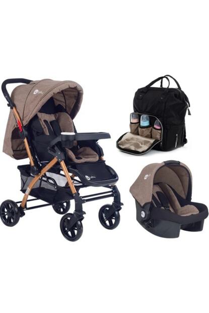 4 baby active bebek arabasi gold kahve travel puset termal canta fiyati yorumlari trendyol