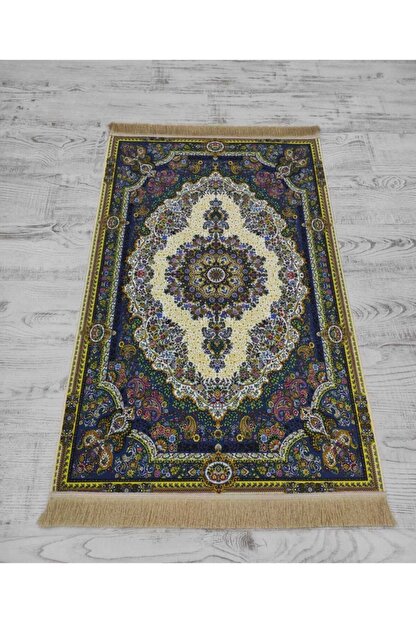lalenur yasil cecekli hali desenli kaymaz taban seccade fiyati yorumlari trendyol