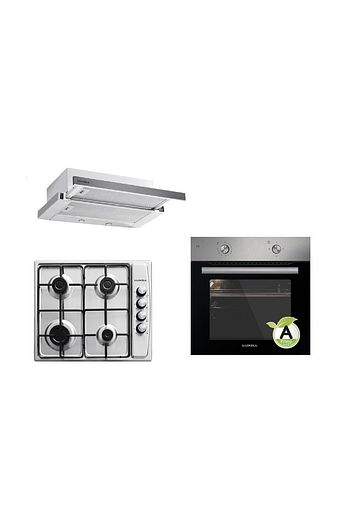 luxell inox 3 lu eko ankastre set aspiratorlu fiyati yorumlari trendyol