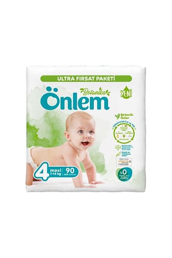 onlem botanika bebek bezi ultra firsat paketi 7 14 kg 4 numara 90 adet fiyati yorumlari trendyol