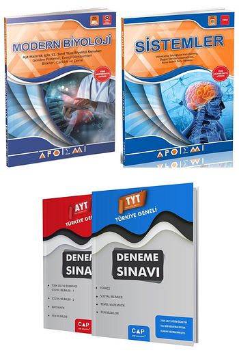 Apotemi Yayinlari Modern Biyoloji Ve Sistemler Konu Ozetli Soru Bankasi Trendyol