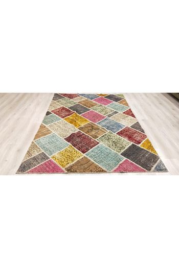 Toprak Art Gallery El Yapimi Patchwork Hali Trendyol