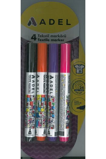 Adel Textil Tisort Boyama Kalemi 4 Renk Yeniii Trendyol