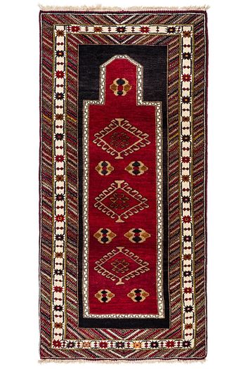 Theorientbazaar Kirmizi Siyah Yolluk El Dokuma Yolluk Malatya Yolluk El Dokumasi Yatak Odasi Halisi Trendyol