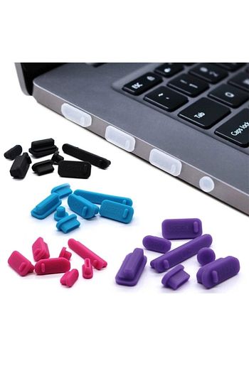 Mcb Hediyelik Esya Ve Aksesuar 13 Adet Set Diz Ustu Bilgisayar Anti Toz Slikon Kapak Veri Baglanti Noktasi Usb Koruyucu Kapak Seti Trendyol