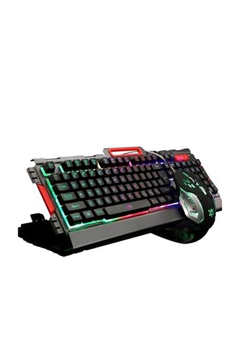Polygold Pg8016 Oyuncu Klavye Mouse Seti Mekanik Hisli Rgb Isik Nefes Modu Siyah Trendyol