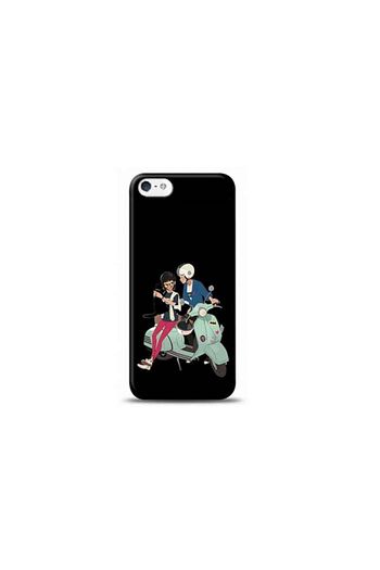 iphone se sevgili motorcular siyah koleksiyon telefon kilifi