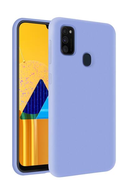 Prasmet Samsung Galaxy M30s Kilif Acik Mavi Pastel Renk Lansman Ici Suet Kaplama Trendyol