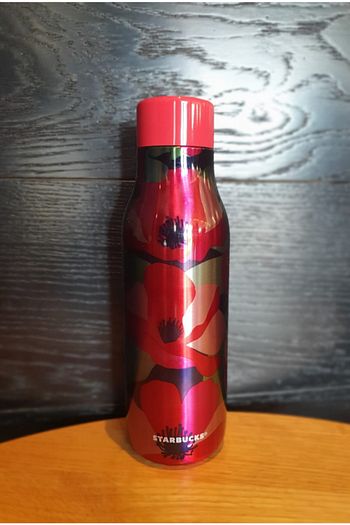 Coffee Starbucks Kirmizi Desenli Ozel Seri Paslanmaz Celik Termos Trendyol