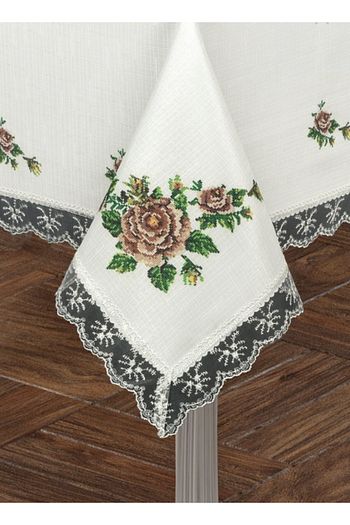Aksarceyiz Kanavice Baskili Dijital Kumas Masa Ortusu 115x155 Cm Trendyol