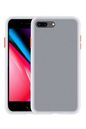 Teknoloji Adim Iphone 7 Plus Beyaz Dugmeleri Renkli Mat Silikon Kilif Trendyol