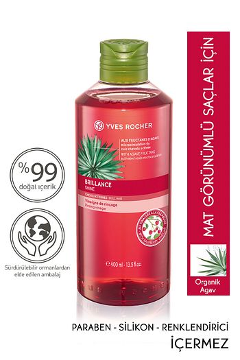 yves rocher parlaklik veren sac sirkesi 400 ml fiyati yorumlari trendyol