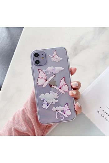 Mobildizayn Lenovo K6 Note Bulut Ve Kelebek Desenli Seffaf Kilif Trendyol
