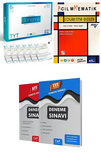 Isler Acil Logaritma Diziler Ucdortbes Tyt 6 Li Tum Dersler Deneme Trendyol