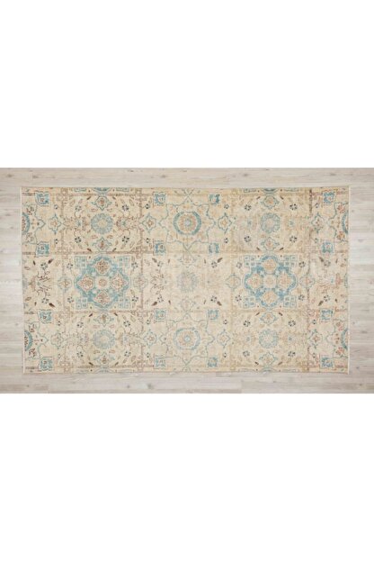 Sempati Hali Ozel Vintage Eskitme El Dokuma Hali 115 X 201 Trendyol