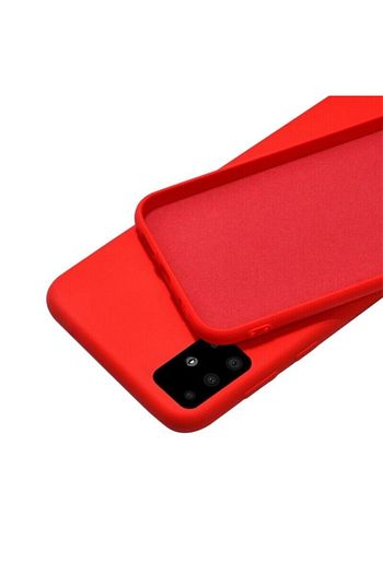samsung a71 ici kadife lansman silikon kilif