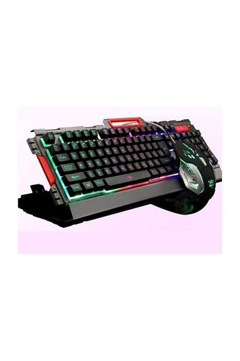 Polygold Pg8016 Oyuncu Klavye Mouse Seti Mekanik Hisli Rgb Isik Nefes Modu Siyah Trendyol