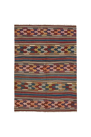 Theorientbazaar Pastel Renkli Geometrik Desen Klasik Cizgili Bohem Dekoratif Iskandinav Kilim Trendyol