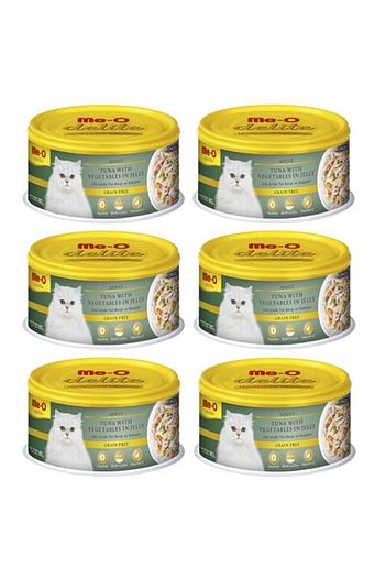 Me O Delite Jole Icinde Ton Baligi Ve Sebzeli Konserve Kedi Mamasi 80 Gr X 6 Adet Trendyol